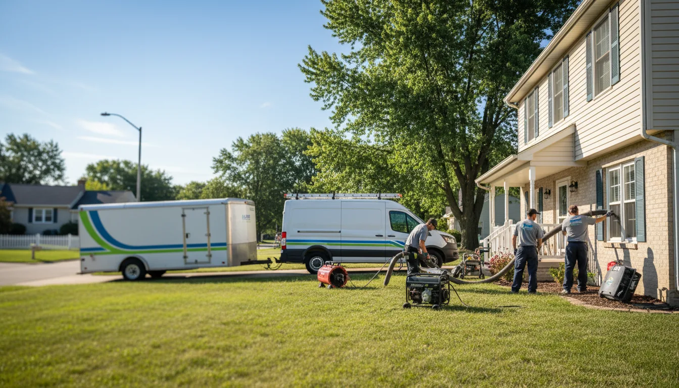 Flooded Basement Restoration And Cleanup With Repair in Lake Zurich, IL near me